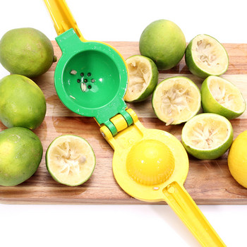 Εγχειρίδιο Metal Lemon Lime Squeezer Premium Quality Citrus Press Juicer 2-in-1 Lemon Juicer / Lime Squeezer