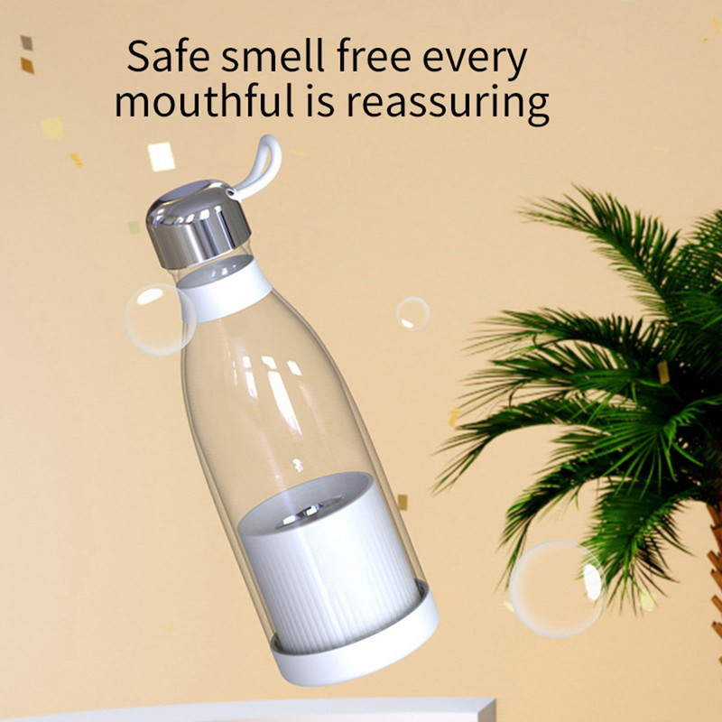 Nešiojamas trintuvas buteliukas apelsinų sulčiaspaudė pieno kokteilių maišytuvas Elektrinis trintuvas šviežių sulčiaspaudių mašina vandens butelių vaisių maišyklės 300 ml