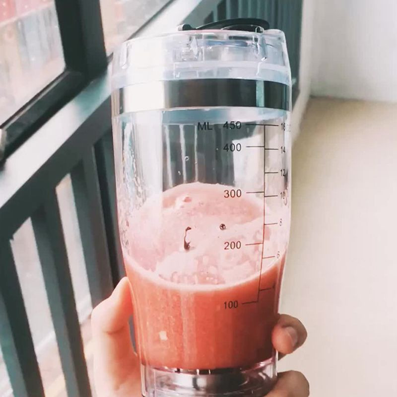 USB įkraunamas elektrinis maišymo puodelis nešiojamasis baltymų miltelių plaktuvo butelių maišytuvas GXMA