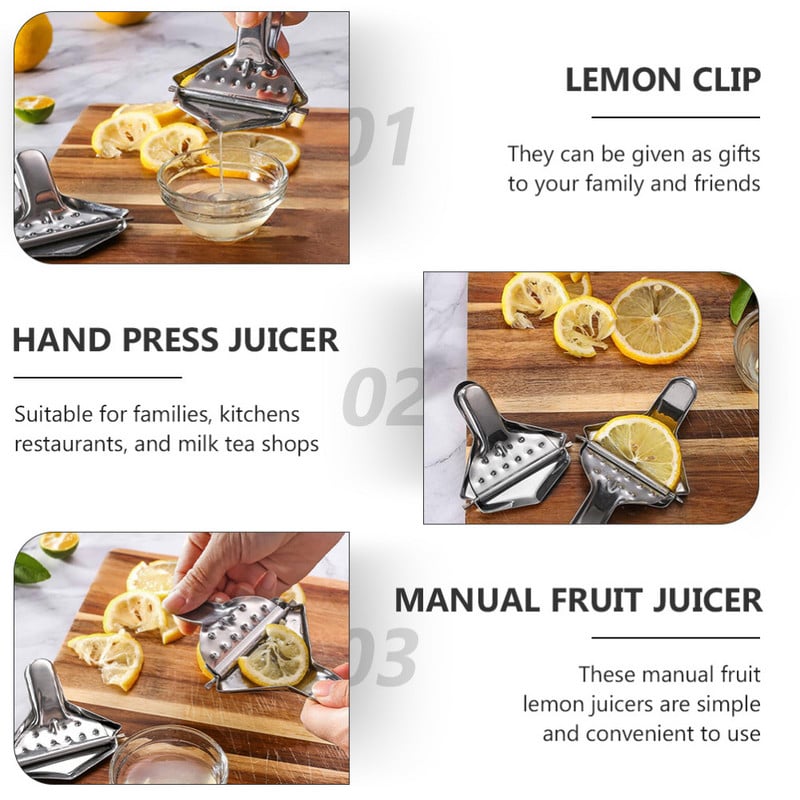 Преса Сокоизстисквачка Ренде Ръчен екстрактор Лимон Рибер Грейпфрут Джинджифил Зеленчуци Мосамби изстисквачки Плодове Лайм Ръчен портокал
