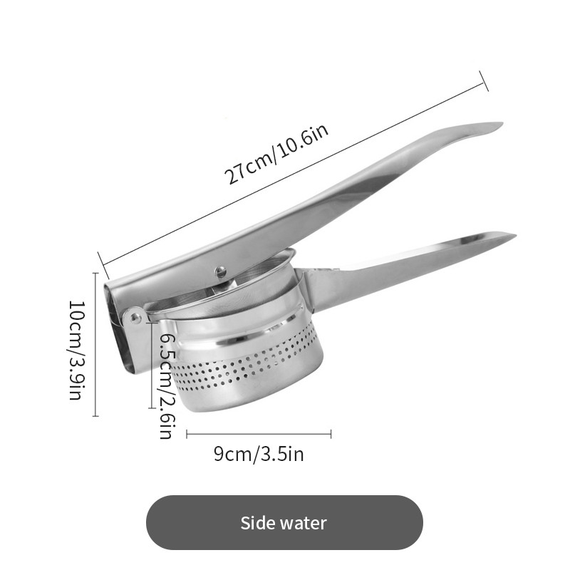 GBSC Рицар за картофи от неръждаема стомана Преса за плодове и зеленчуци Сокоизстисквачка Трошачка Изстисквачка Домакински кухненски принадлежности Инструмент за готвене