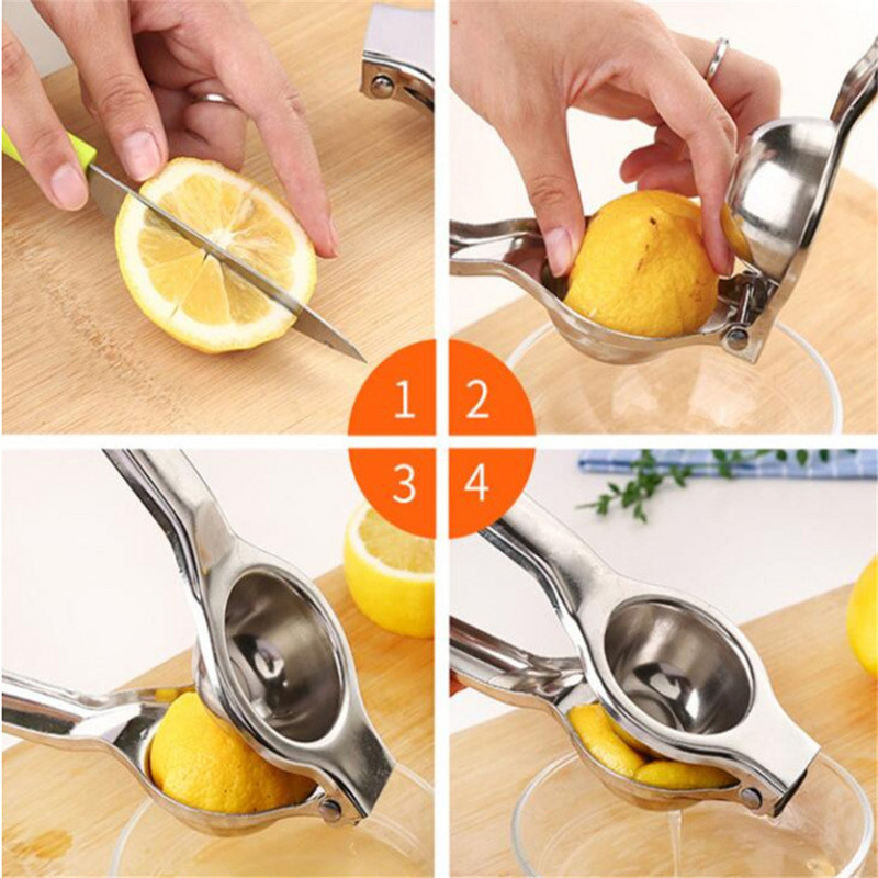 1 τεμ. από ανοξείδωτο ατσάλι Fruits Squeezer Orange Hand Juicer Εργαλεία κουζίνας Lemon Juicer Orange Queezer Juice Fruit Pressing