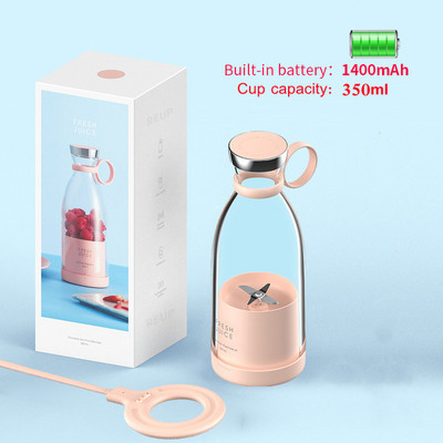 Hordozható elektromos gyümölcsprés turmixgép USB mini gyümölcskeverők gyümölcskivonók élelmiszer turmix multifunkciós 350 ml-es gyümölcsléfőző gép