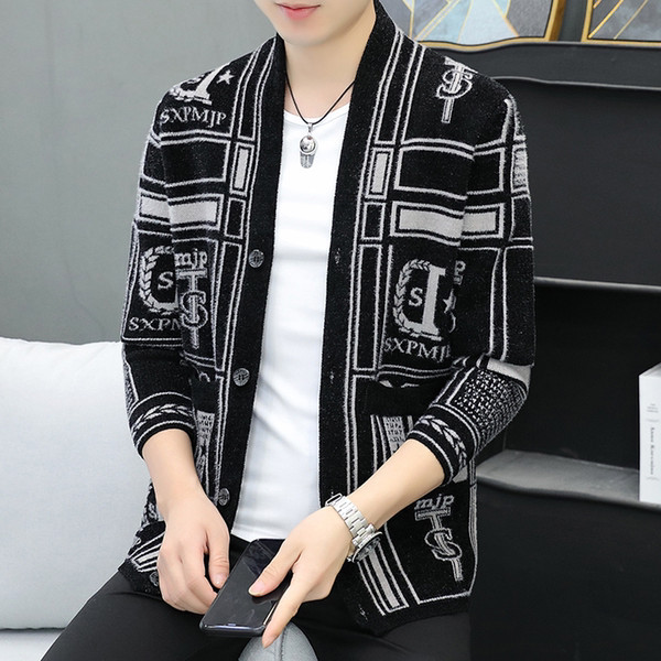 Нов модел модерна мъжка жилетка с джоб и копчета 