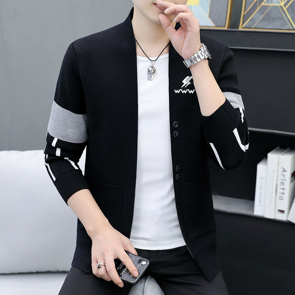 Мъжка ежедневна жилетка с бродерия