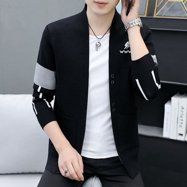 Мъжка ежедневна жилетка с бродерия