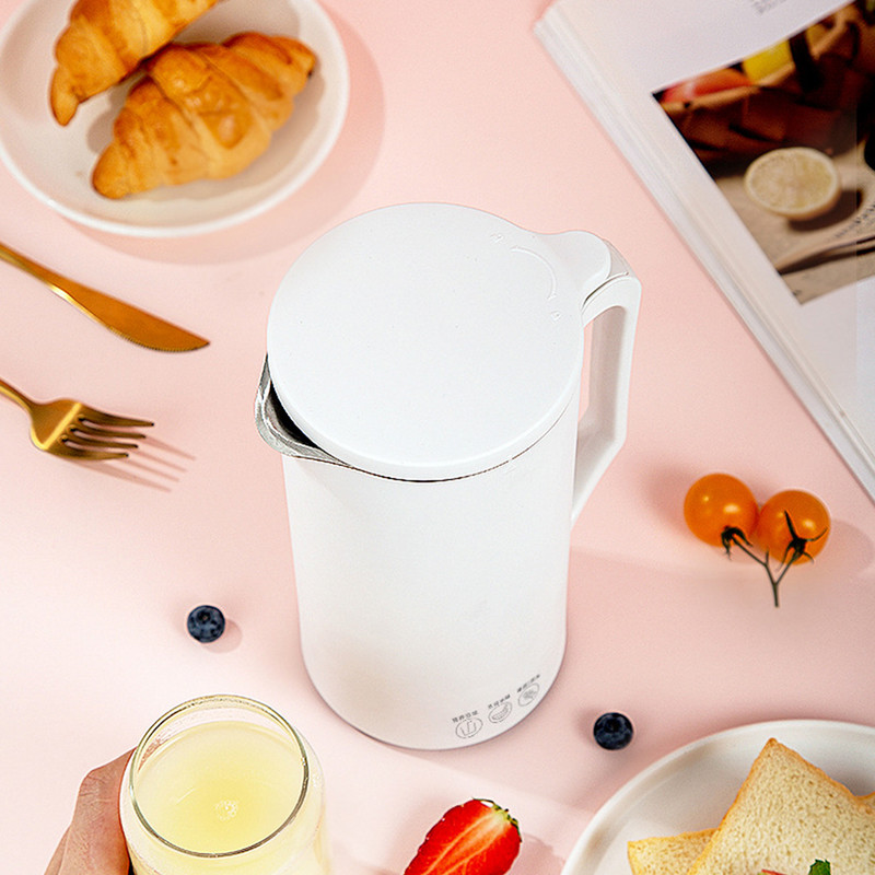 350ML Автоматична машина за соево мляко Мини машина за производство на плодове Сокоизстисквачка Екстрактор за зеленчуци Блендер Без филтър за соеви зърна 220V