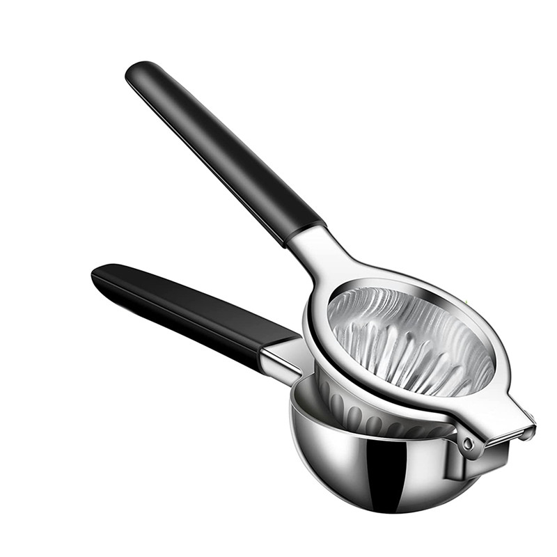 Citrinų spaudyklė, nerūdijančio plieno rankinė kalkių spaudimo mašina, vaisių citrusinių vaisių sulčiaspaudė su neslidžia rankena rankine sulčiaspaude