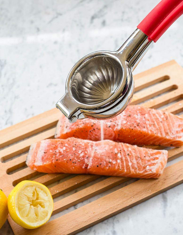 Търговия на едро със силиконова дръжка Ръчни сокоизстисквачки Лимоноизстисквачка от неръждаема стомана Райбер