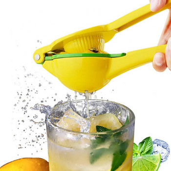 Метална изстисквачка за лимон и лайм Ръчен инструмент за пресни плодове Сокоизстисквачка за портокал Мини блендер Ръчна преса По-сочни кухненски инструменти за плодове