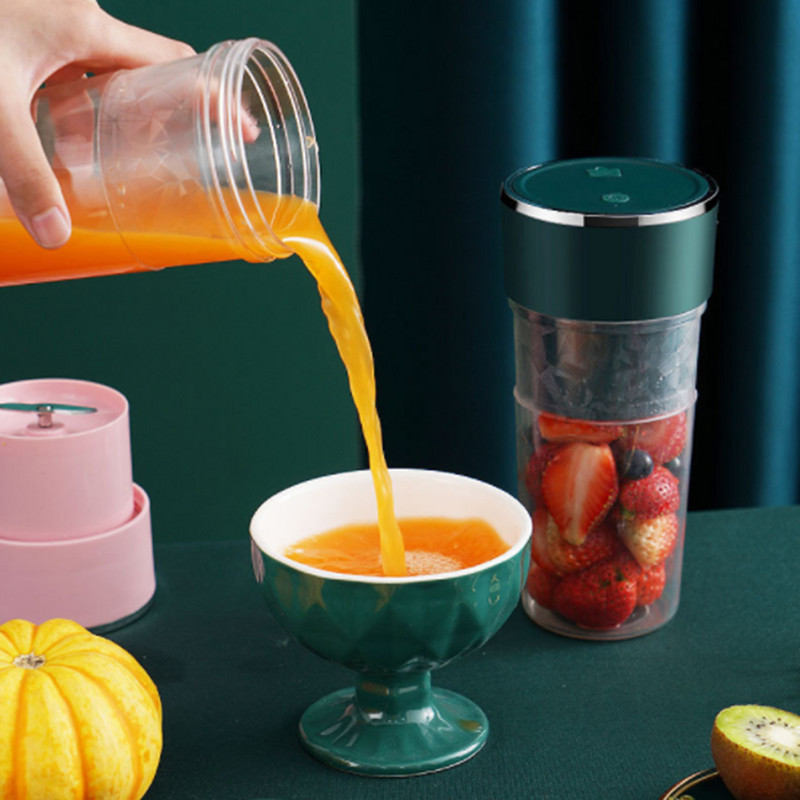 USB акумулаторна преносима лесна блендер мини сокоизстисквачка многофункционална USB зареждане чаша за сок електрическа чаша за смесване на плодове