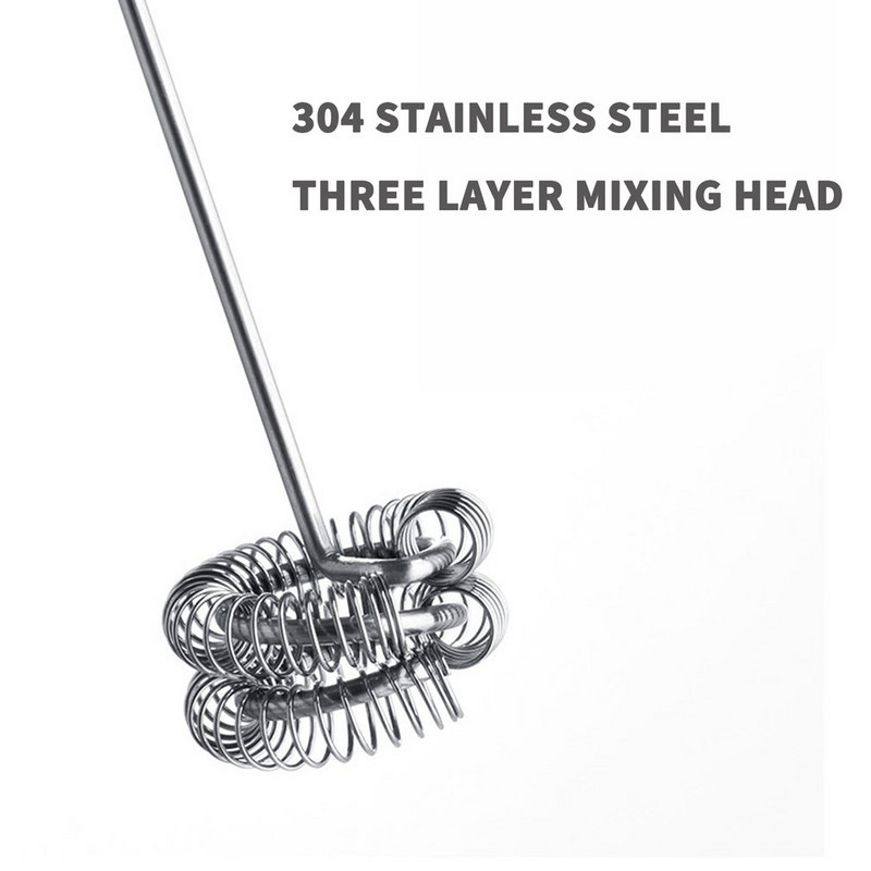 400 мл Електрически барботер за мляко Кухненски пенообразувател Чаша за разпенване на мляко за кафе Капучино Домакински преносим автоматичен миксер