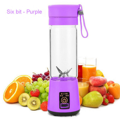 Φορητός ηλεκτρικός αποχυμωτής Usb Mini Fruit Mixers Juicers Fruit Extractors Food Milkshake Multifunction Juice Maker Machine