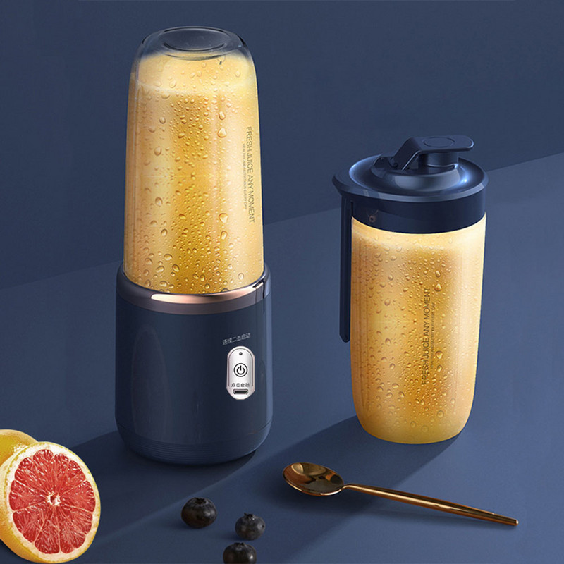 400 ml isikliku blenderi laetav juhtmeta blenderi tass kaasaskantav mikser, mahlapressi tass smuuti piimakokteili mahla jaoks imikutoitude jaoks