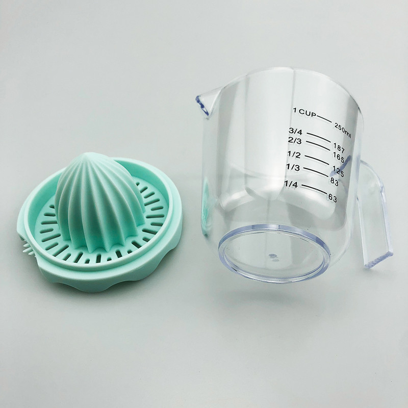 250 ml Ръчна сокоизстисквачка за цитрусови плодове, многофункционална с мащаб, преса за портокалов сок Ръчна сокоизстисквачка за плодове Направи си сам Инструменти за сок Кухненски аксесоари