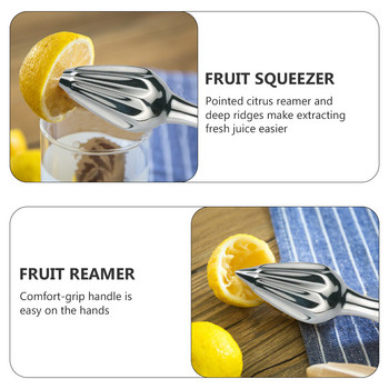 Εγχειρίδιο Juicer Squeezer Lemon Reamer Citrus Reamer Hand Orange Fruit Press Lime Juice Steel Εργαλείο αποχυμωτής από ανοξείδωτο μέταλλο