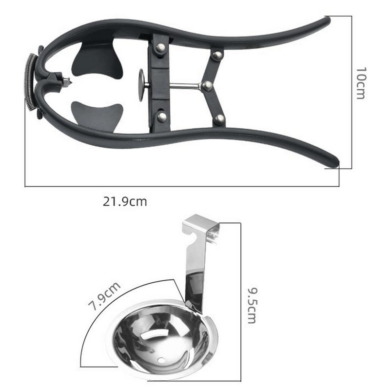 Virtuvės kiaušinių žirklės Kiaušinio baltymo separatorius ABS + nerūdijančio plieno kiaušinių antgalio pjaustytuvas lukštų atidarytuvas Kiaušinių atidarytuvas Virtuvės priedai Įrankiai