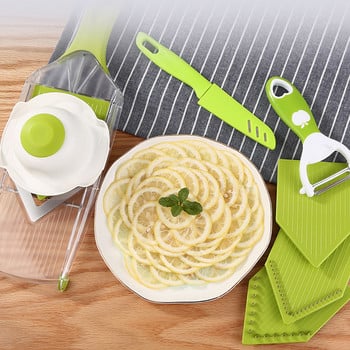 резачка за зеленчуци Mandoline Slicer Кухненски аксесоари резачка за плодове Резачка за картофи Ренде за моркови резачка за зеленчуци Кухненски инструмент