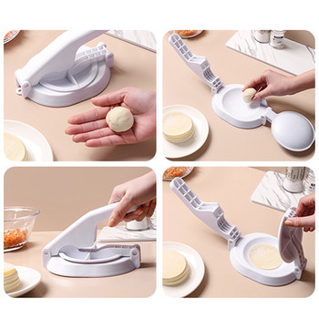 Φόρμα ζυμαρικών DIY Wonton Dumpling Machine σε σχήμα μισοφέγγαρου Εξοπλισμός παρασκευής ζυμαρικών Mold Τύπος οικιακής χρήσης Εργαλεία κουζίνας