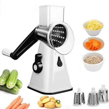 Πολλαπλών λειτουργιών Vegetable Slicer Αξεσουάρ κουζίνας Τρίφτης Λαχανοκόφτης 3 σε 1 Στρογγυλός κόφτης πατάτας Spiralizer Home Tool