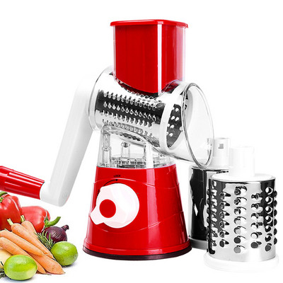 Πολλαπλών λειτουργιών Vegetable Slicer Αξεσουάρ κουζίνας Τρίφτης Λαχανοκόφτης 3 σε 1 Στρογγυλός κόφτης πατάτας Spiralizer Home Tool