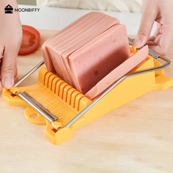 Μεσημεριανό Meat Slicer 304 Ενισχυμένο από ανοξείδωτο ατσάλι βραστά φρούτα αυγών Μαλακό τυρί κόφτης spam Αξεσουάρ κουζίνας Cocina