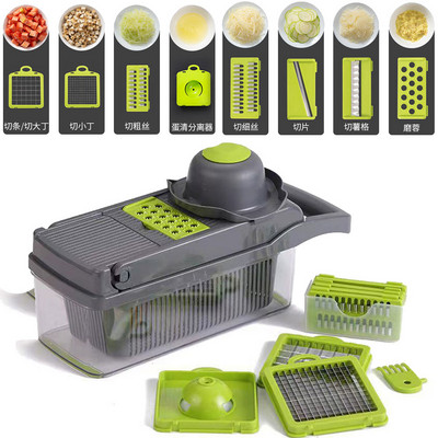 Χειροκίνητος κόφτης λαχανικών Rotar Slicer Κουζίνα Gadgets Πολυλειτουργικός τρίφτης πατάτας λαχανικών σκόρδου μηχανή λείανσης τροφίμων