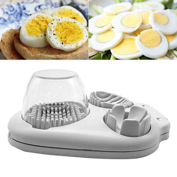 Πολυλειτουργικός κόφτης αυγών 3 σε 1 Πολυλειτουργικός κόφτης αυγών από ανοξείδωτο ατσάλι Slicer Sectioner Mold σε σχήμα λουλουδιού Μεσημεριανό Meat Cutter Gadgets κουζίνας