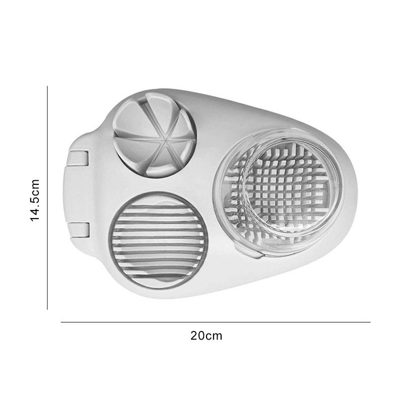 3 в 1 Мултифункционална резачка за яйца Резачка от неръждаема стомана Секционер Мухъл Фреза за обяд с форма на цвете Кухненски джаджи
