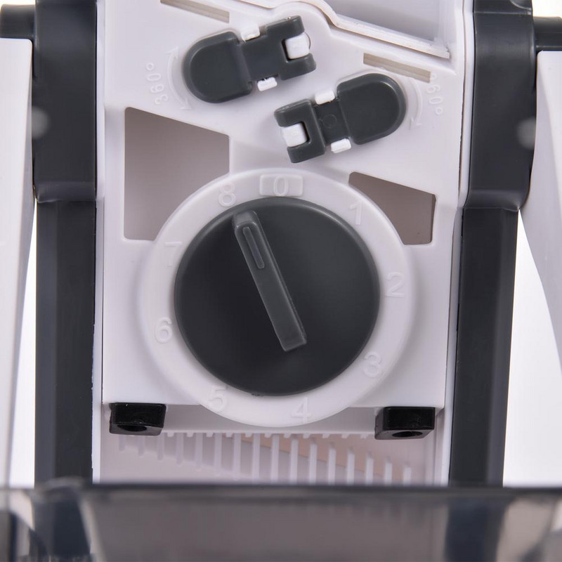 Ръчен нож за храна Мултифункционален чопър за зеленчуци с 4 режима на рязане Регулируем чопър за зеленчуци с нож от неръждаема стомана