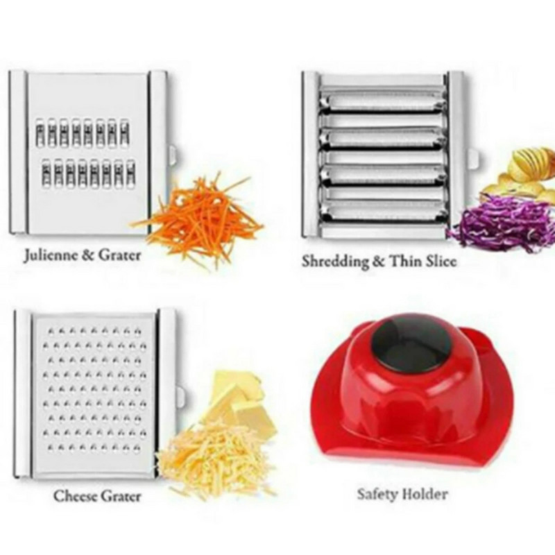 Ренде за сирене и лимон от 5 части Многофункционален инструмент за зеленчуци и плодове от неръждаема стомана за кухня Домашен инструмент Горещи продавани