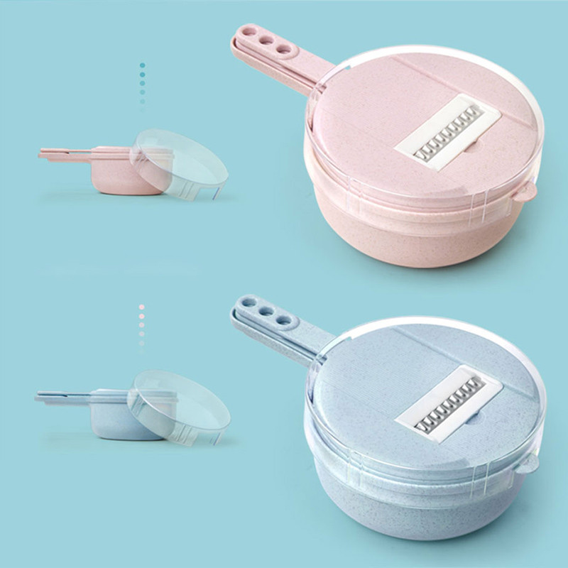 Мултифункционален 8 в 1 Мандолин Слайсер с цедка Резачка за плодове и зеленчуци Белачка за картофи Морков Лук Кухненски аксесоари Притурка