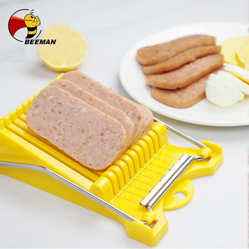 Beeman Lunch Meat Slicer Σύρματα από ανοξείδωτο χάλυβα Slicer Food Cutter Gadget κουζίνας για τυρί αυγά λαχανικά φρούτα μαλακά σούσι τροφίμων