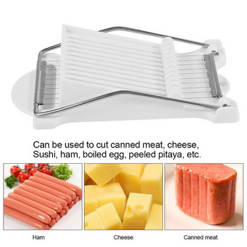 Beeman Lunch Meat Slicer Σύρματα από ανοξείδωτο χάλυβα Slicer Food Cutter Gadget κουζίνας για τυρί αυγά λαχανικά φρούτα μαλακά σούσι τροφίμων