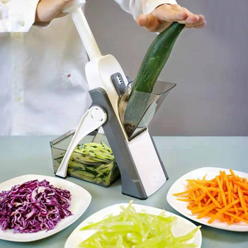 Five in one Multislicer Manual Kitchen Triter for Vegetable Cutter Manual Food Chopper Dicer Fruit,French Fry,Kitchen Accesso