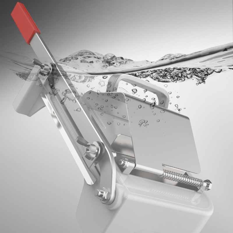 Virtuvės įrankiai Mėsos pjaustymo mašina Nerūdijantis plienas Buitinė rankinė Reguliuojamas storis Mėsa Daržovės Pjaustymo įtaisas Neslystantis