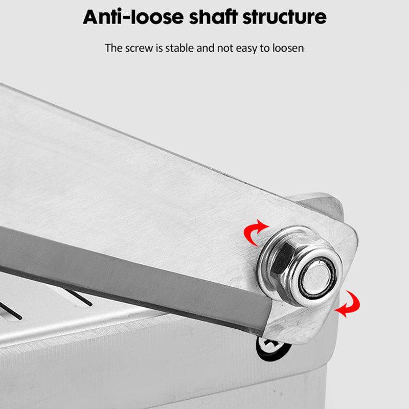 2022 Ručni rezač hrane od nehrđajućeg čelika Stroj za rezanje Automatski kućni kuhinjski rezač zamrznutog mesa Dostava mesa Neklizajuća ručka