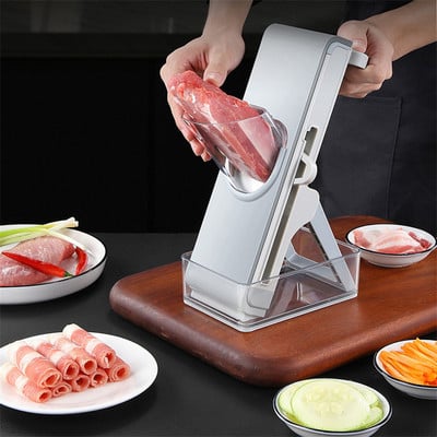 Tăiător de legume sigure Accesorii de bucătărie Gadget multifuncțional BBQ Cutter de miel Tocare feliere Răzătoare Ustensile alimentare de acasă