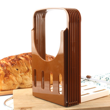 1 ΤΕΜ Πλαστικό πτυσσόμενο ψωμί για τοστ Κόπτη ψωμιού Μαχαίρι φραντζολών Βολικός οδηγός κοπής σε φέτες Μούχλα Κέικ χωριστά Εργαλεία κουζίνας