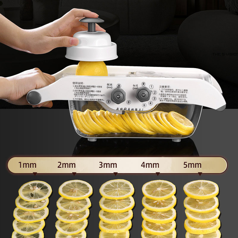 Rezač voća i limuna za kućanstvo, ručna riba za povrće, kuhinjski višenamjenski rezač povrća artefakt