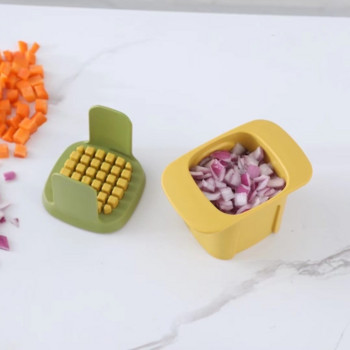 Πολυλειτουργικός κόφτης λαχανικών Οικιακά πιεσμένα στο χέρι Φέτες πατάτας κομμένες σε κύβους Κόφτης λαχανικών σε κυβάκια Αξεσουάρ κουζίνας Gadgets