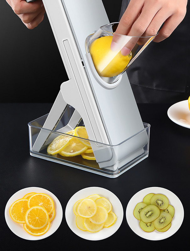 LEDFRE rankinis daugiafunkcis daržovių pjaustytuvas Buitinis rankinis pjaustyklės rankinis bulvių skiltelių pjaustymas LF72003