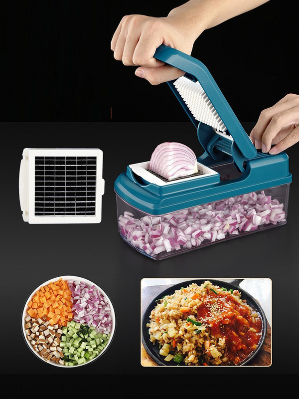 Pjaustymo artefaktų rinkinys trintuvas Daržovių pjaustyklė Daugiafunkcinė daržovių pjaustyklė mėsos pjaustyklė mėsos pjaustyklė mėsos pjaustyklė virtuvės priedai