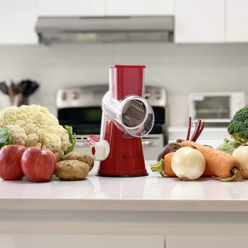 Bulvių morkų trintuvė daržovių pjaustyklė, apvali mandolino pjaustyklė, nerūdijančio plieno daugiafunkciniai smulkintuvo peiliukai virtuvės įrankis