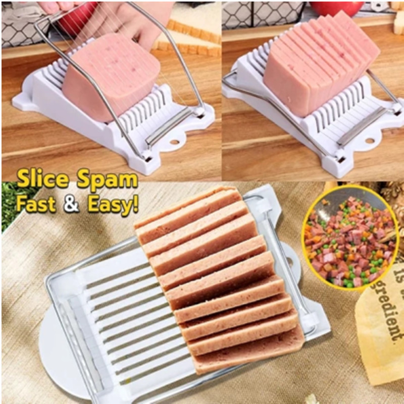 EasyPress Rezač hrane Rezač mesa za ručak Rezač za žice od nehrđajućeg čelika Rezač hrane Kuhinjski gadget za sir Jaje Dropshipping 2022