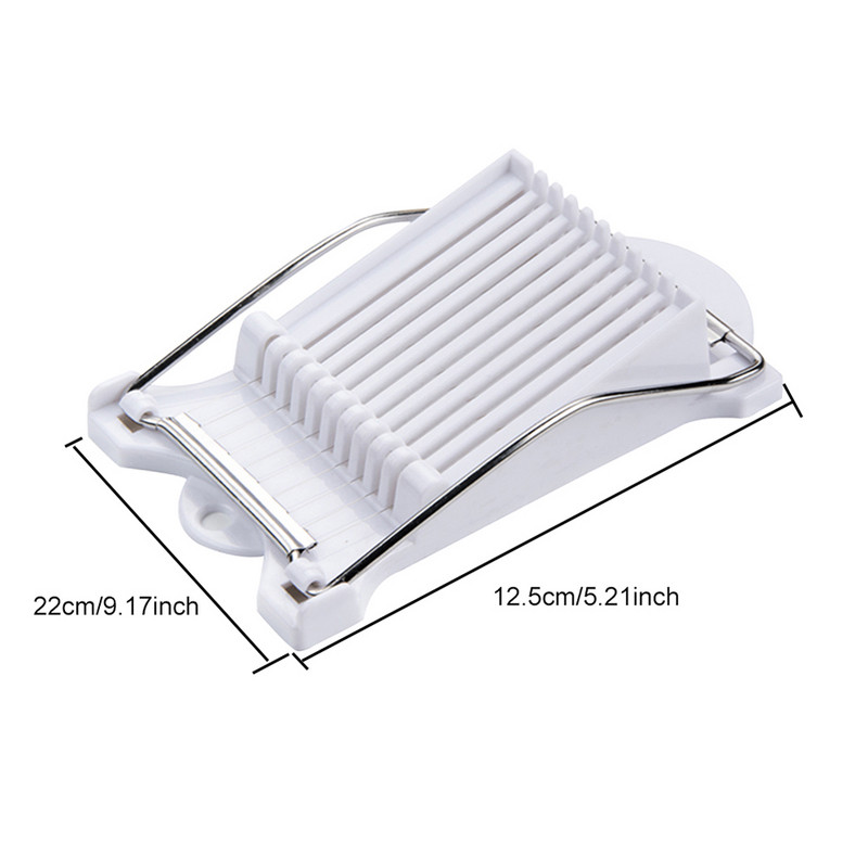 Daudzfunkcionāla nerūsējošā tērauda manuāla pusdienas gaļa ola šķiņķis siers augļu griezējs pārtikas griešanas mašīna gatavošanas rīks virtuves piederums