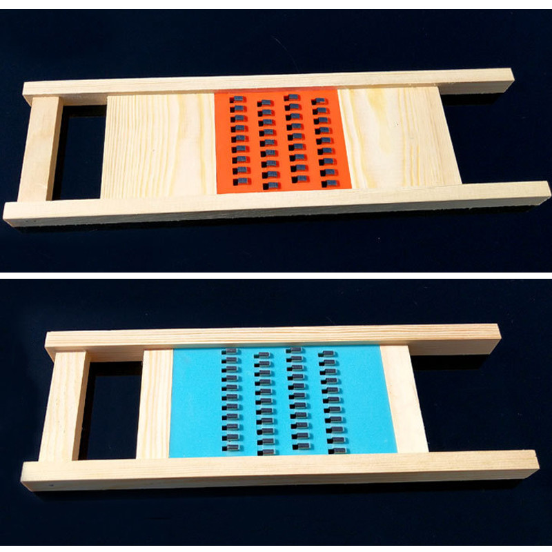 Kuhinjska drvena mreža za rezanje krumpira Ribelica za povrće Valovita mreža Sjeckalica Rezač valoviti nož Sjeckalica Sjeckalica za salatu Gulilica za gnječenje