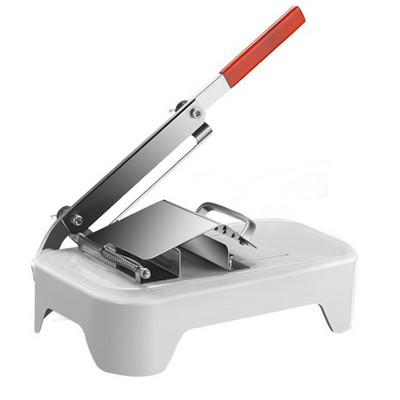 Bucătărie de casă Mașină de tăiat carne congelată Cutter manual din oțel inoxidabil Mașină de feliere Automată de livrare a cărnii Mâner antiderapant
