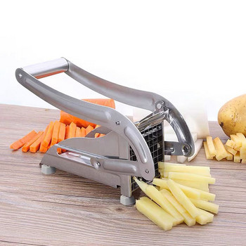 Нехлъзгаща се машина за рязане на картофи Пържени картофи Най-добра цена Неръждаема стомана Не използва домашна машина за рязане Краставица