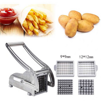 Нехлъзгаща се машина за рязане на картофи Пържени картофи Най-добра цена Неръждаема стомана Не използва домашна машина за рязане Краставица